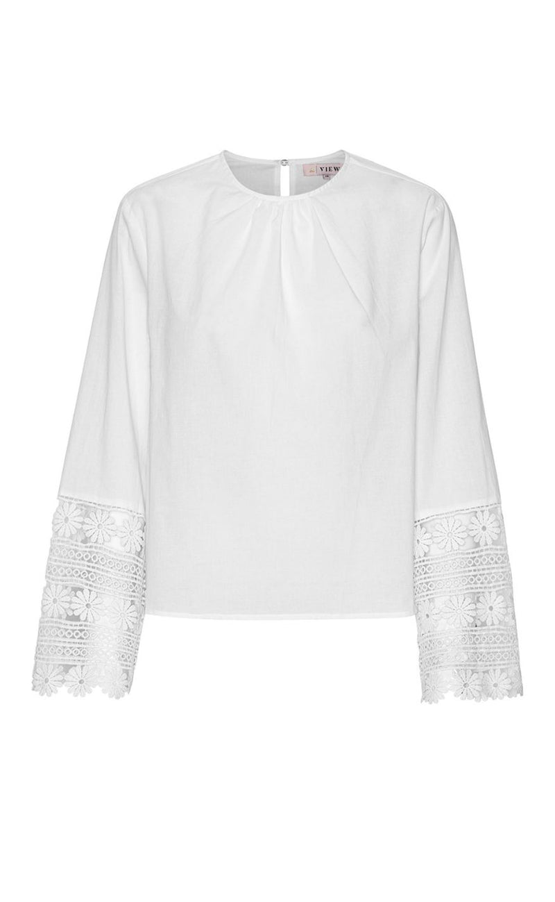 A-View Bluse - Stevie - White