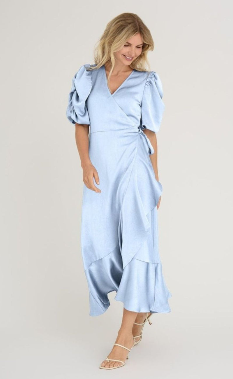 A-View Kjole - Sinda - Light Blue