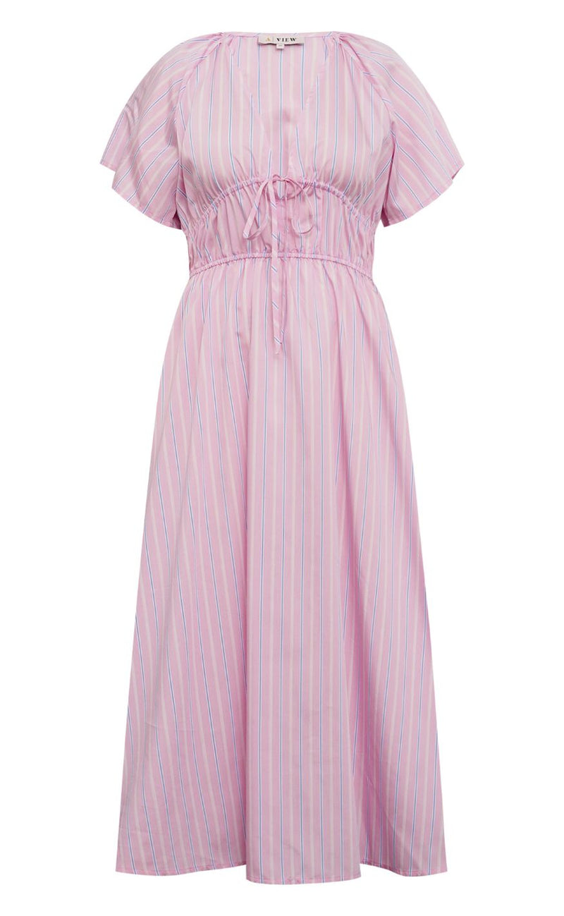 A-View Kjole - Vifina - Pink/Blue