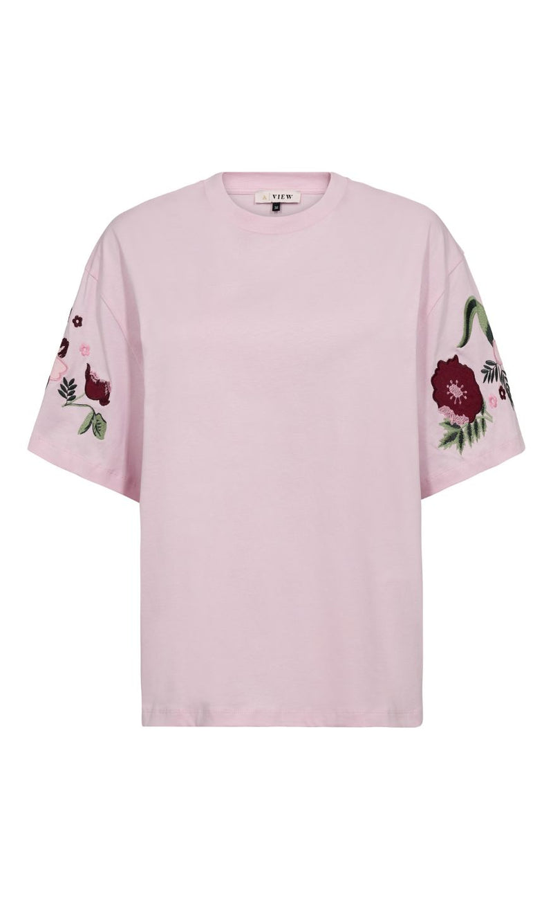 A-View T-Shirt - Best Double Flower - Rose