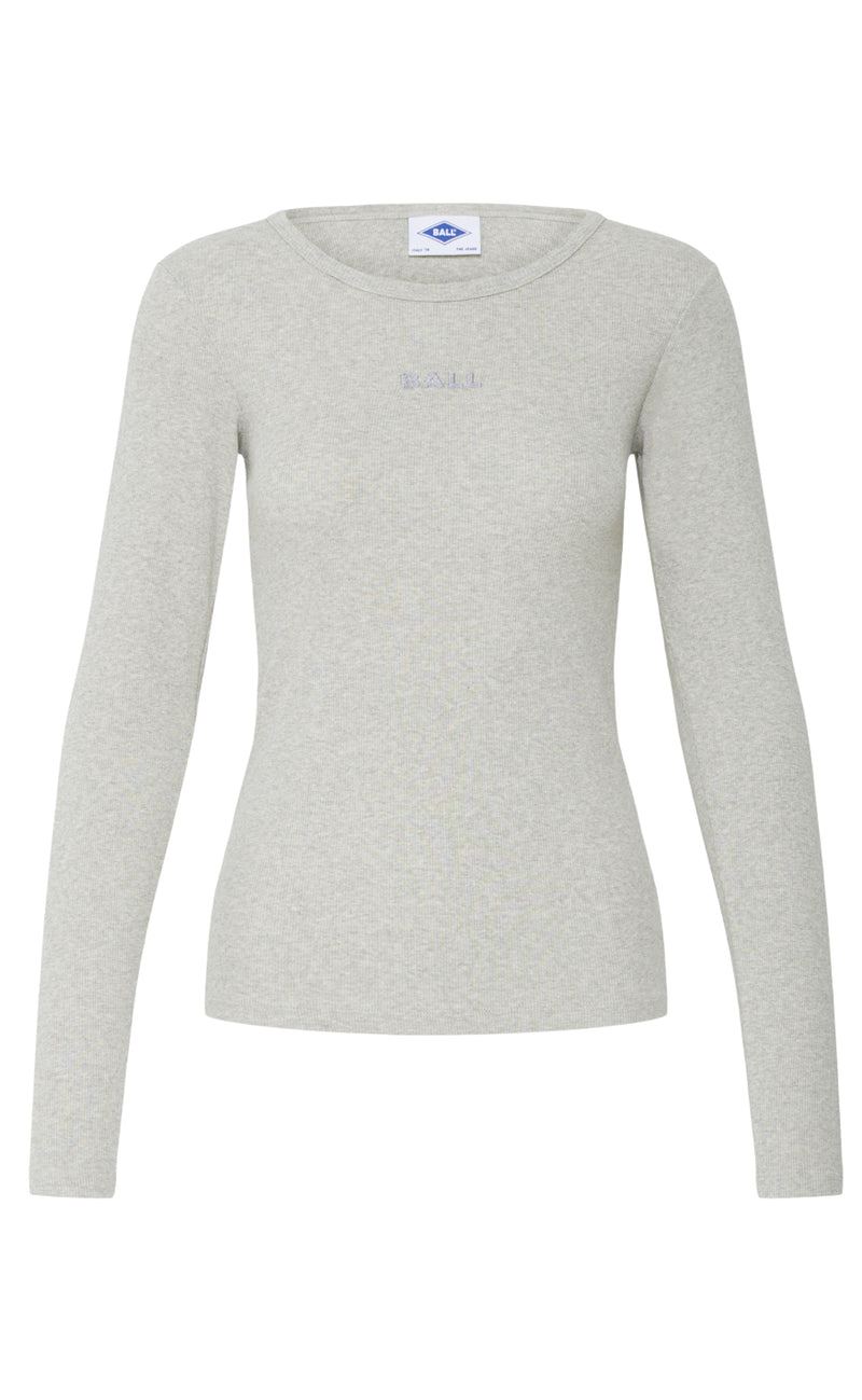 BALL Original Bluse - Tobelli - Medium Gray Melange