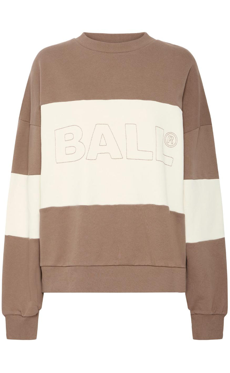BALL Original Crewneck - Summer Chain - Wood Brown
