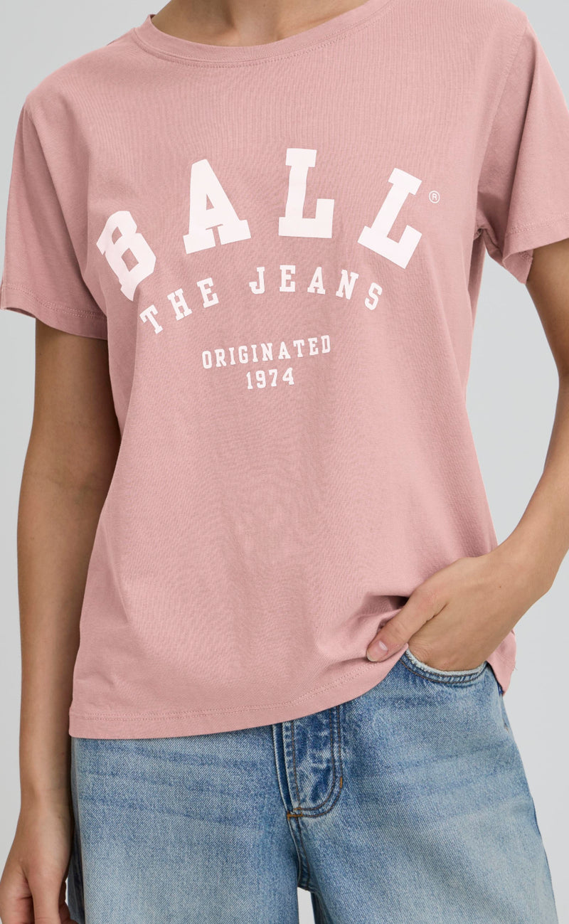 BALL Original T-shirt - Maldini - Rose Taupe