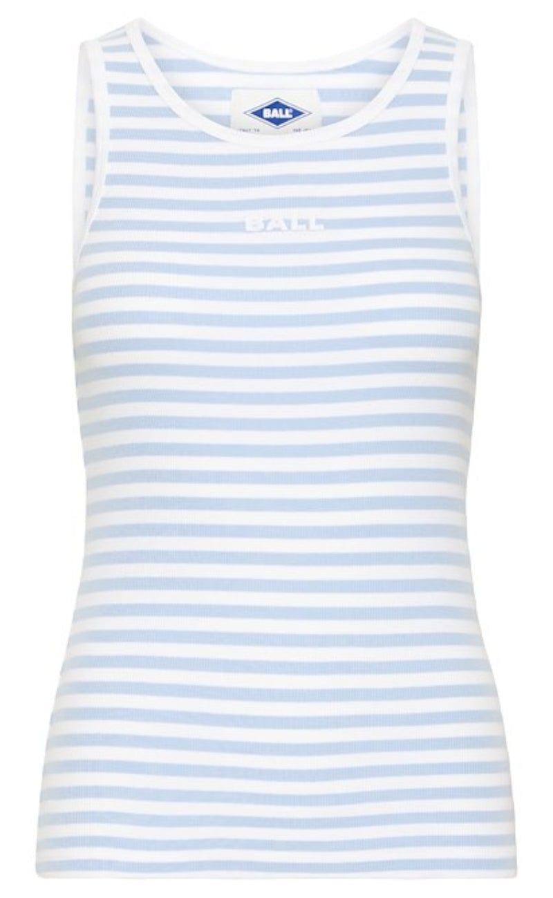 BALL Original Top - Altobelli - Blanc de Blanc w. Powder Blue