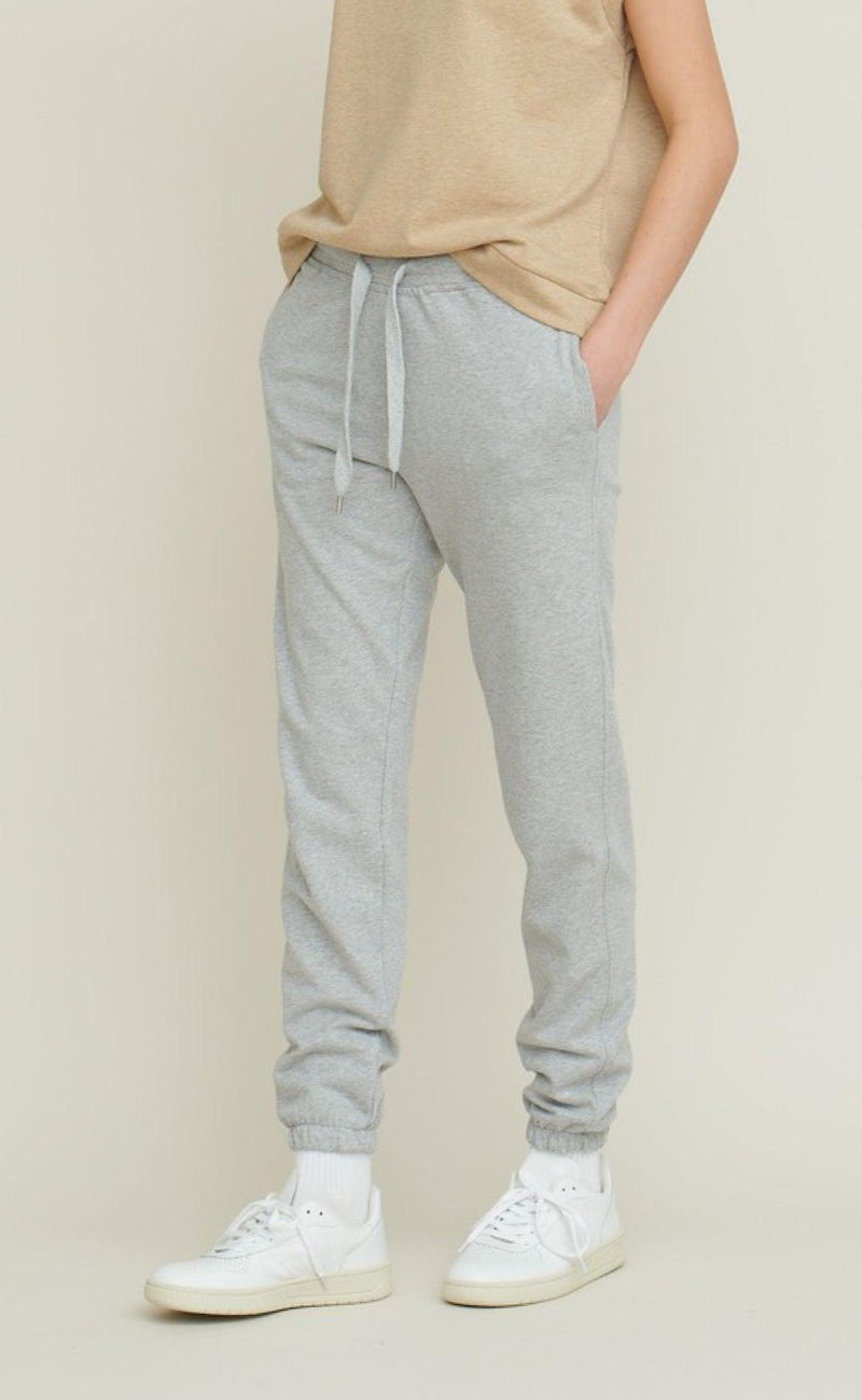 Basic Apparel Bukser - Maje - Light Grey Mel.