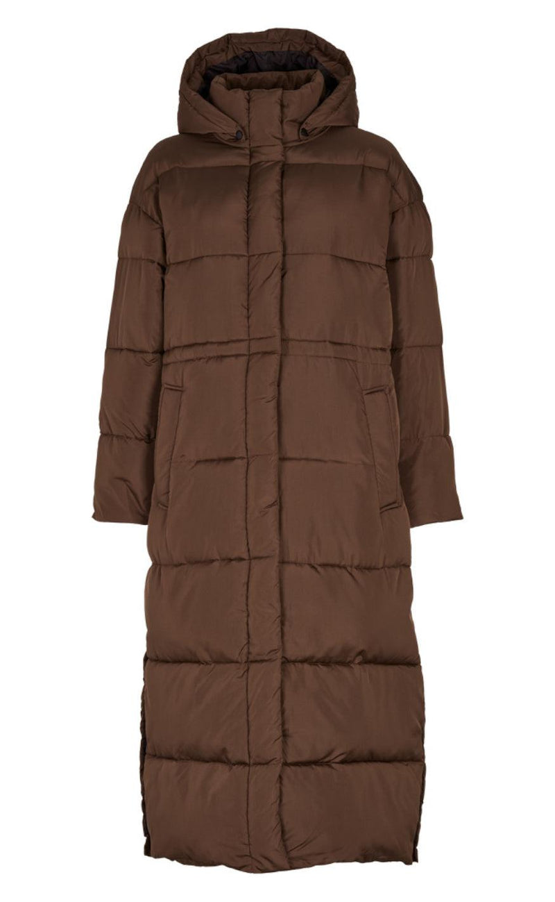 Basic Apparel Jakke - Dagmar Coat - Chocolate