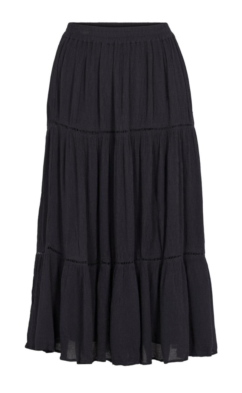 Basic Apparel Nederdel - Azela - Black