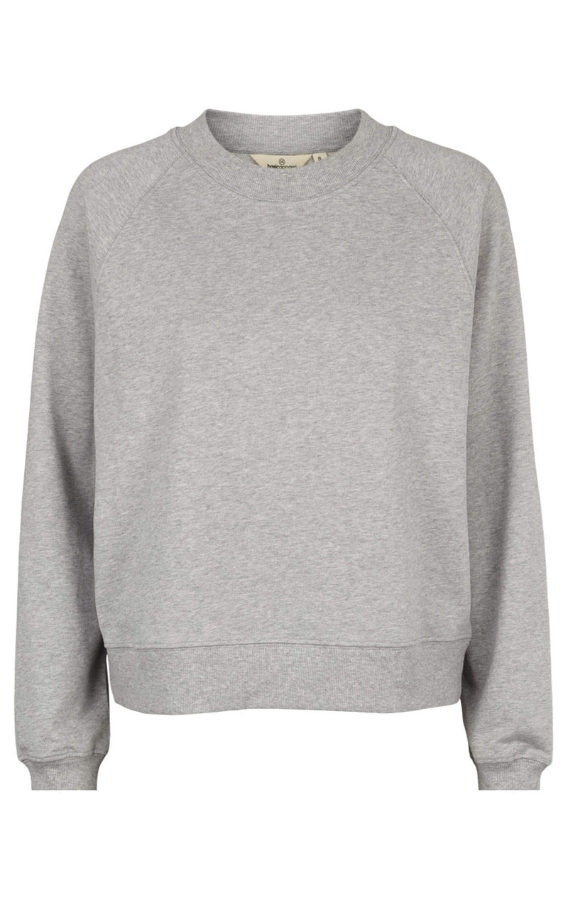 Basic Apparel Sweatshirt - Maje - Light Grey Mel.
