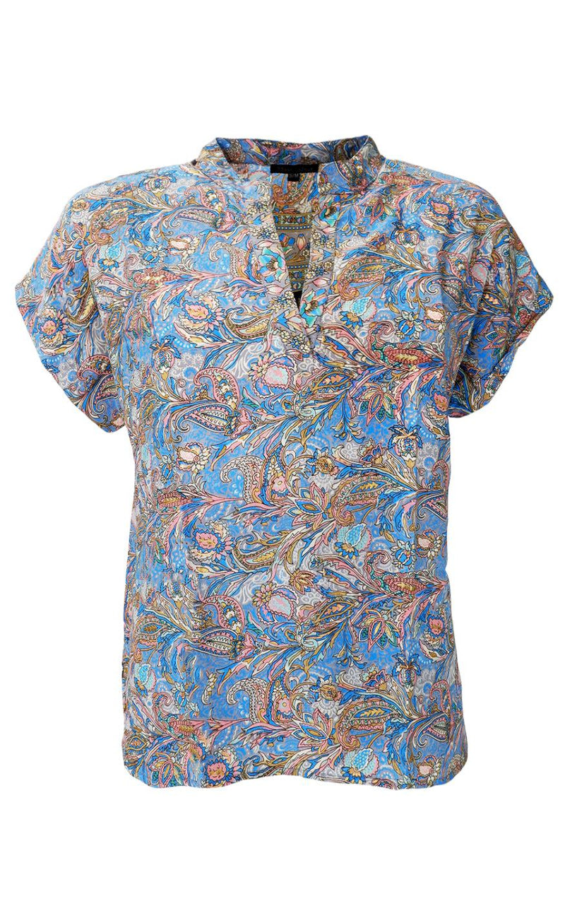 Black Colour Bluse - Luna Andrea - Aqua Tropic