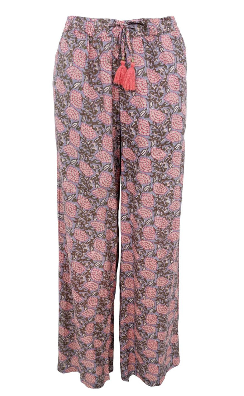 Black Colour Bukser - Flora - Grey Fanny