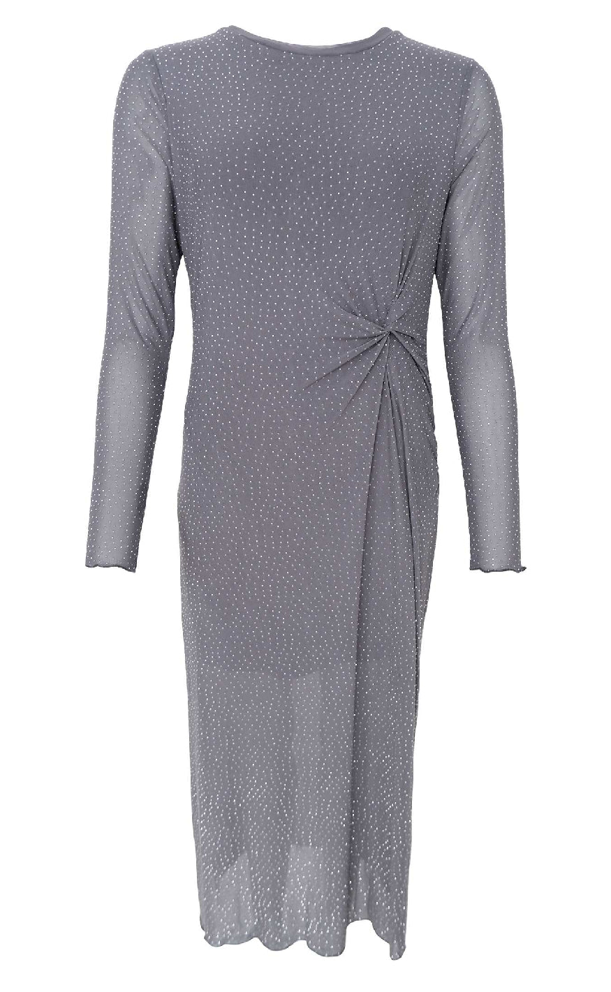 Black Colour Kjole - Alexis - Grey