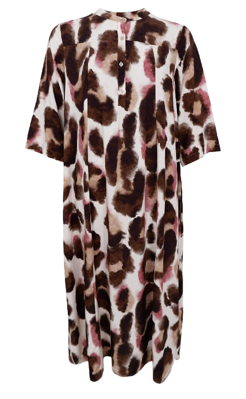Black Colour Kjole - Kenna - Brown Rose