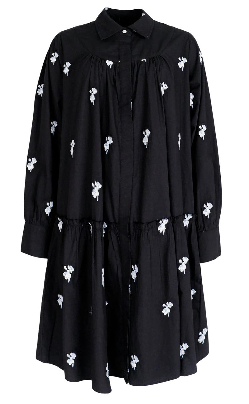 Black Colour Kjole - Shia Boho - Black