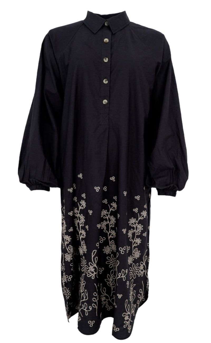 Black Colour Kjole - Verity - Black