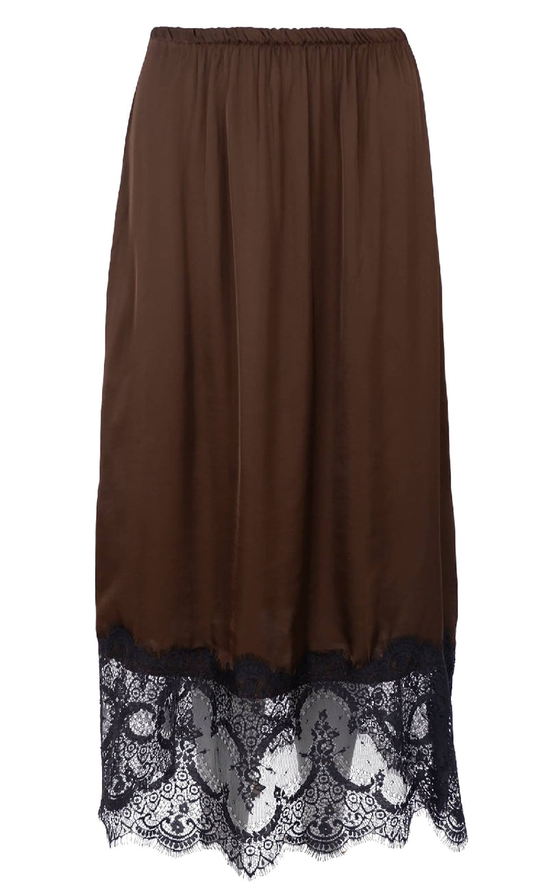Black Colour Nederdel - Isabella - Coffee