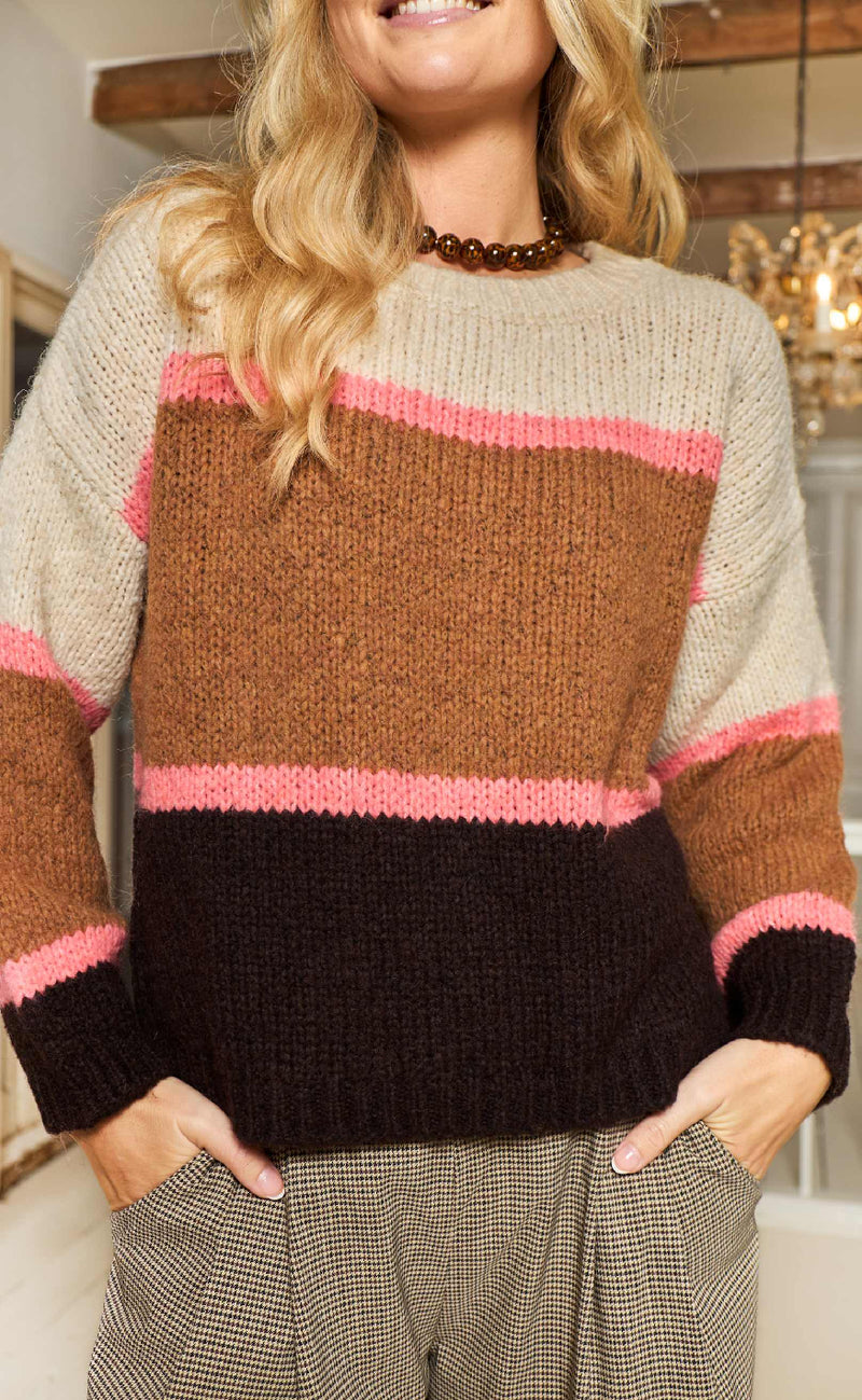 Black Colour Strik - Hildur - Camel