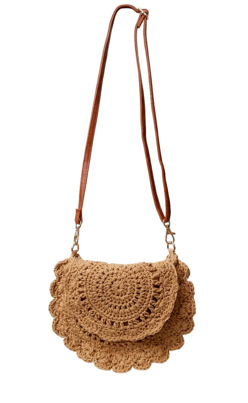 Black Colour Taske - Crochet - Nature