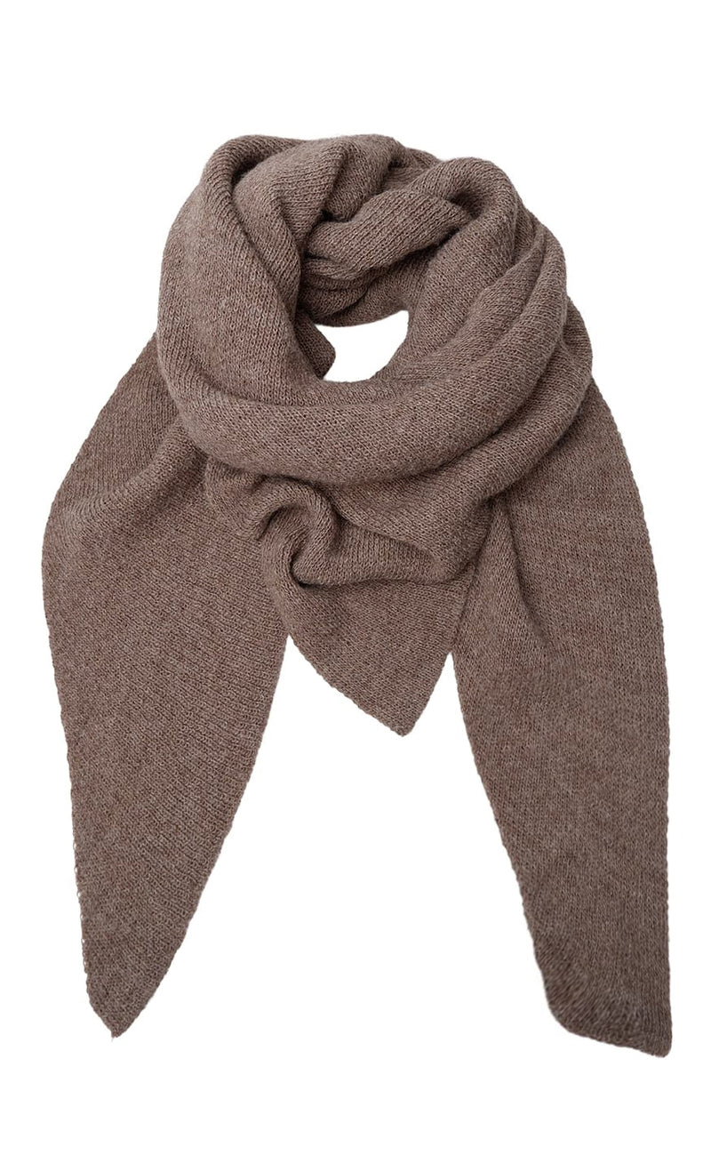 Black Colour Tørklæde - Bex Solid - Taupe