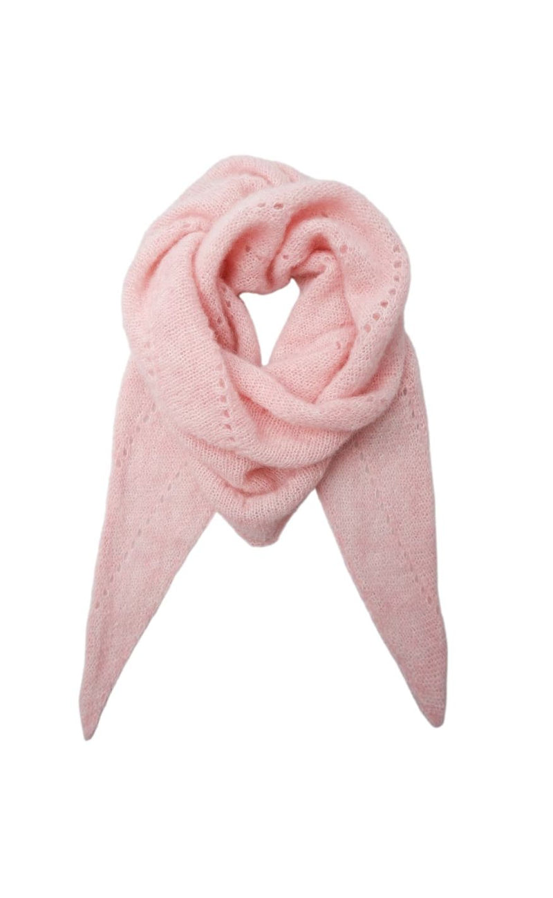 Black Colour Tørklæde - Dell Knitted Mini - Rose