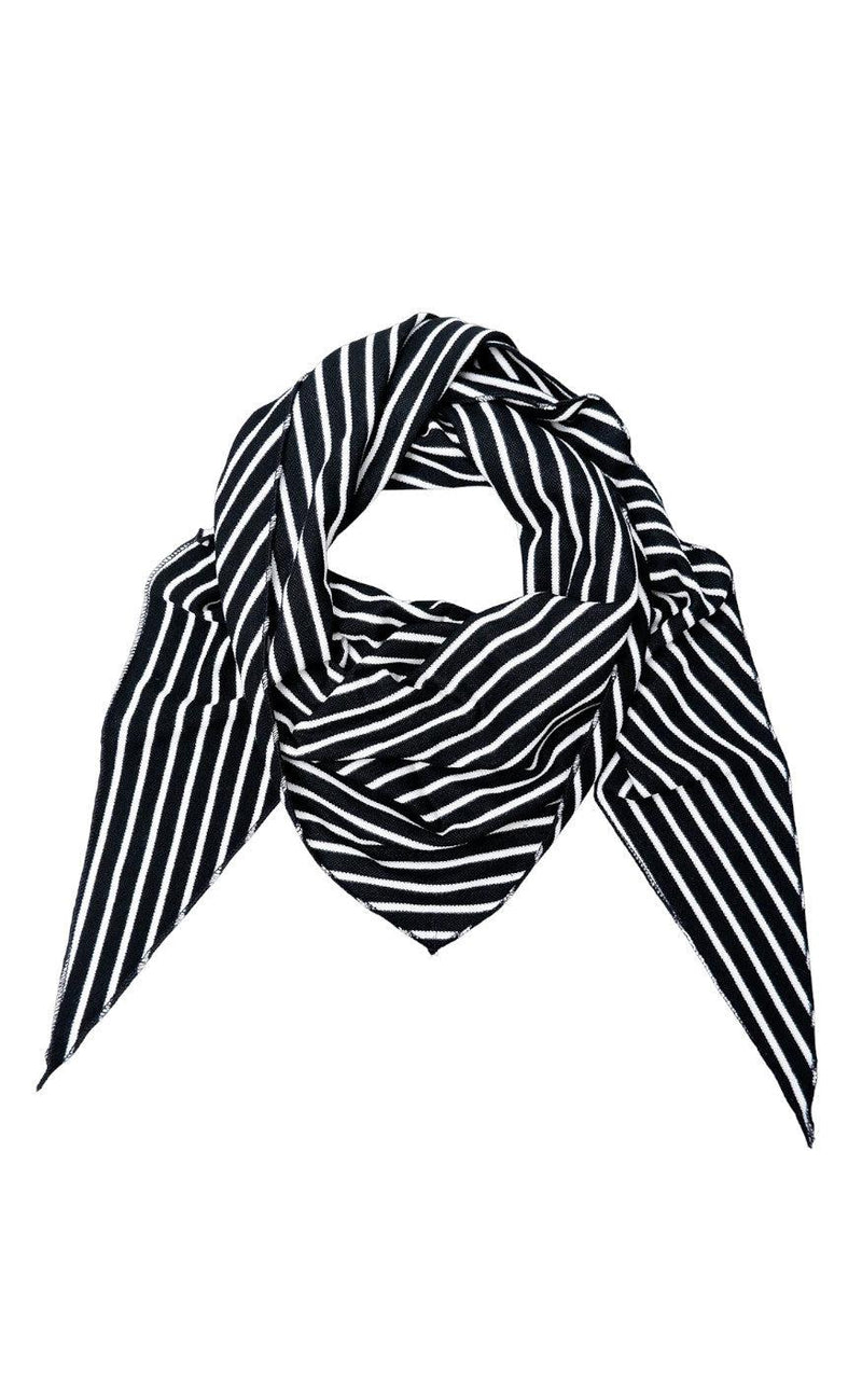 Black Colour Tørklæde - Sailor - Deep Black