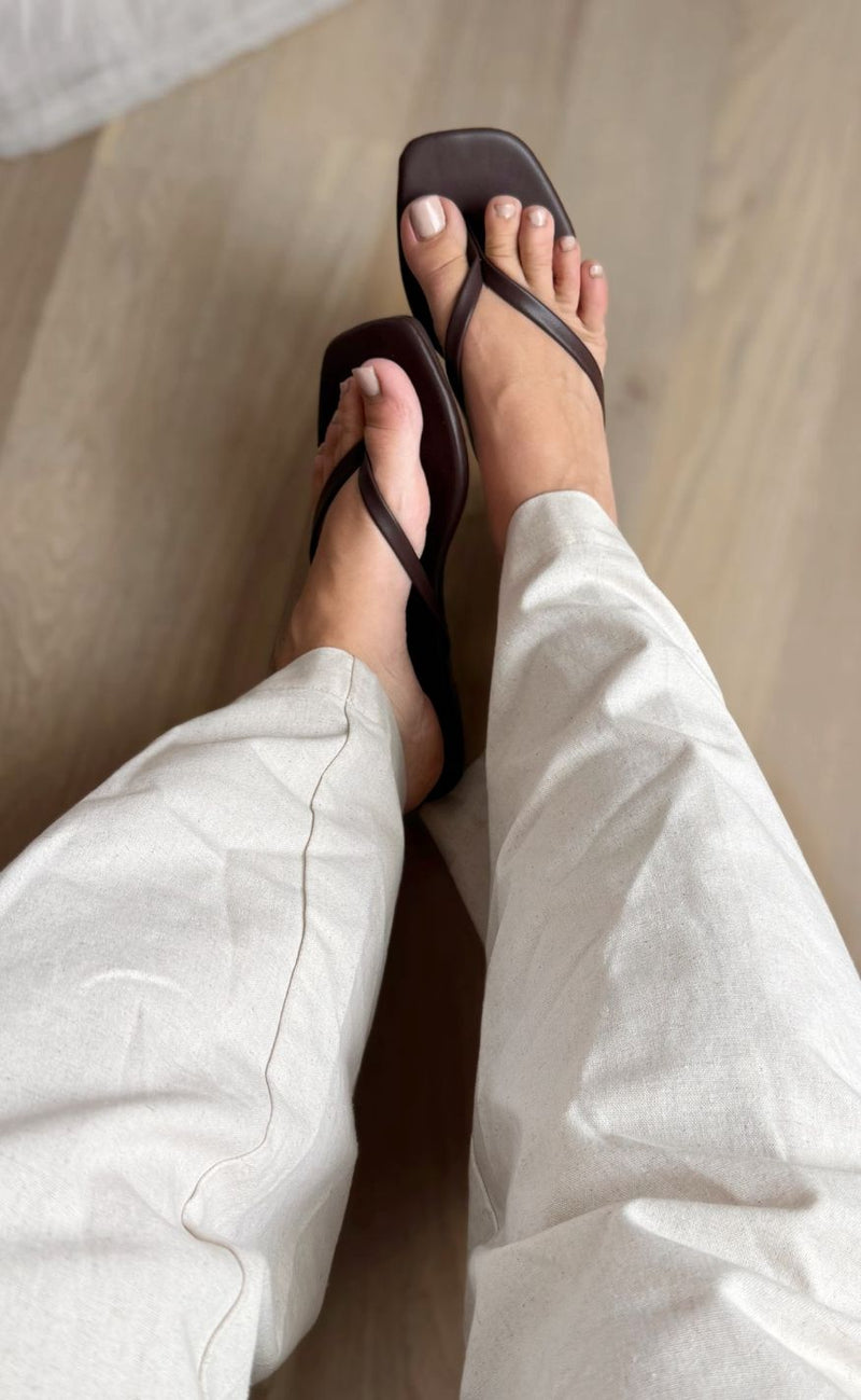 Chosen Flip Flops - Chris - Dark Maroon