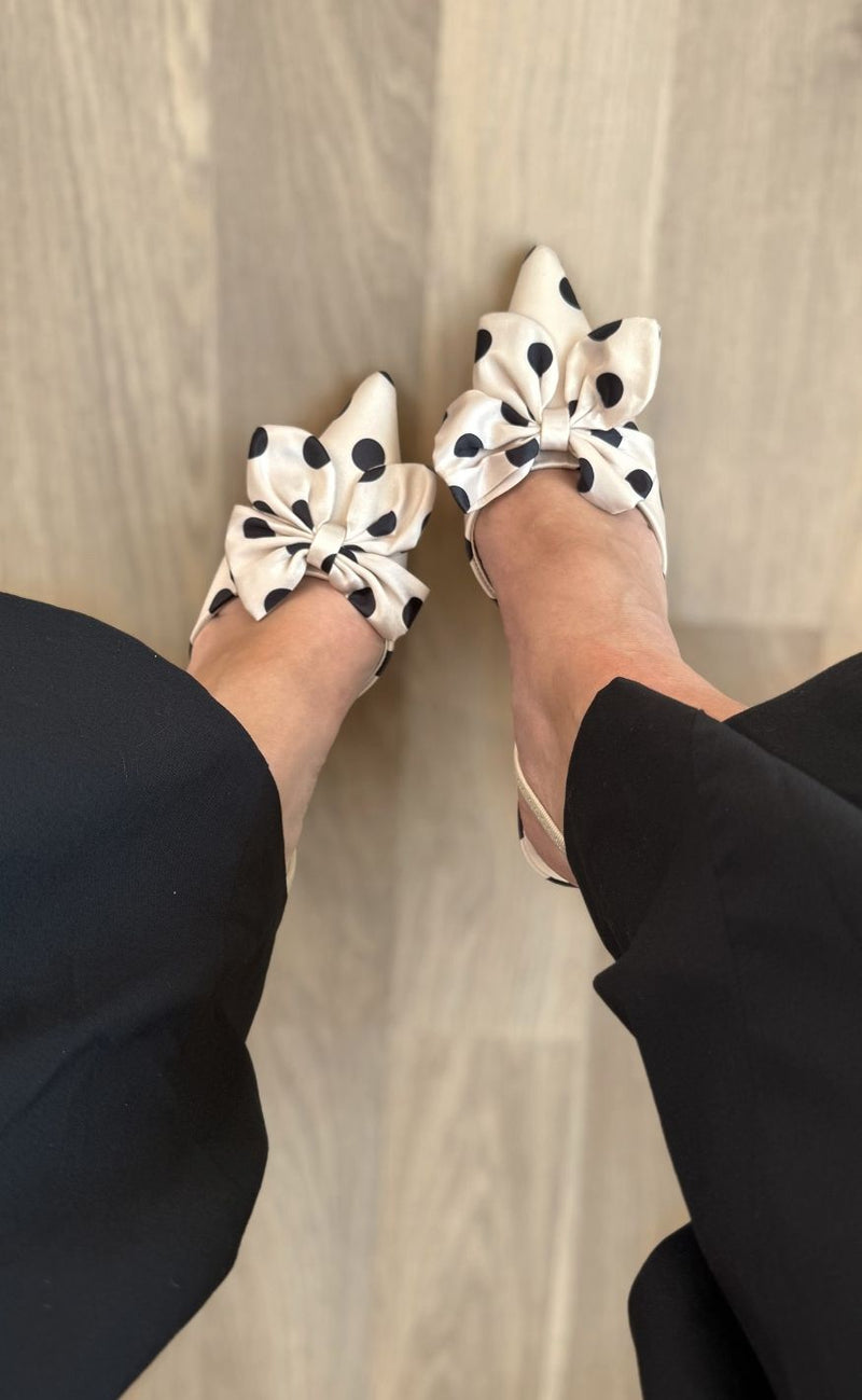 Chosen Stiletter - Tiff Dot - Beige