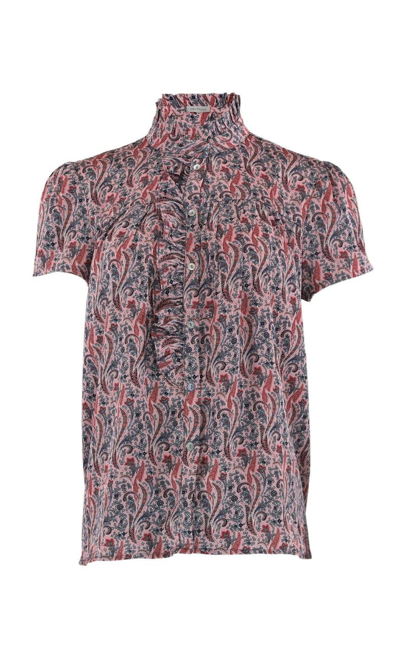 Continue Bluse - Malika - Rose Paisley