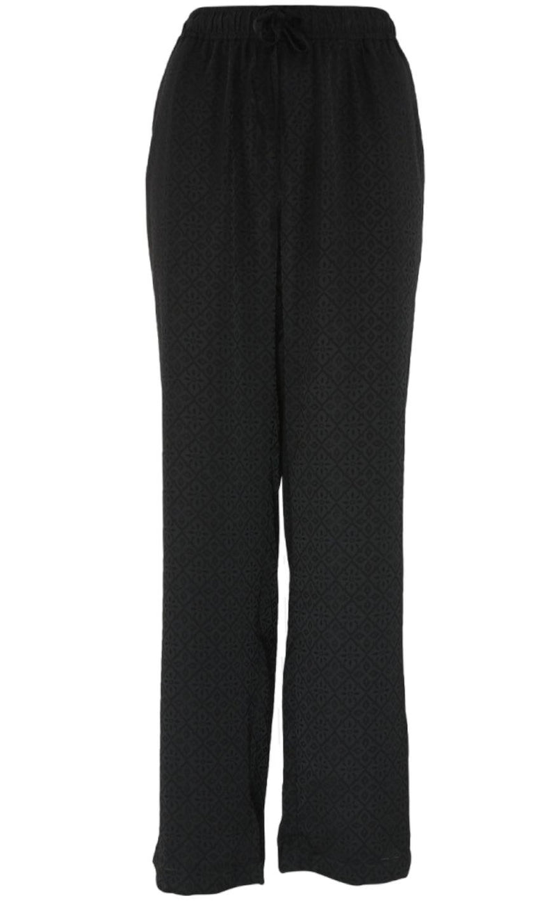 Continue Bukser - Lis Print - Black