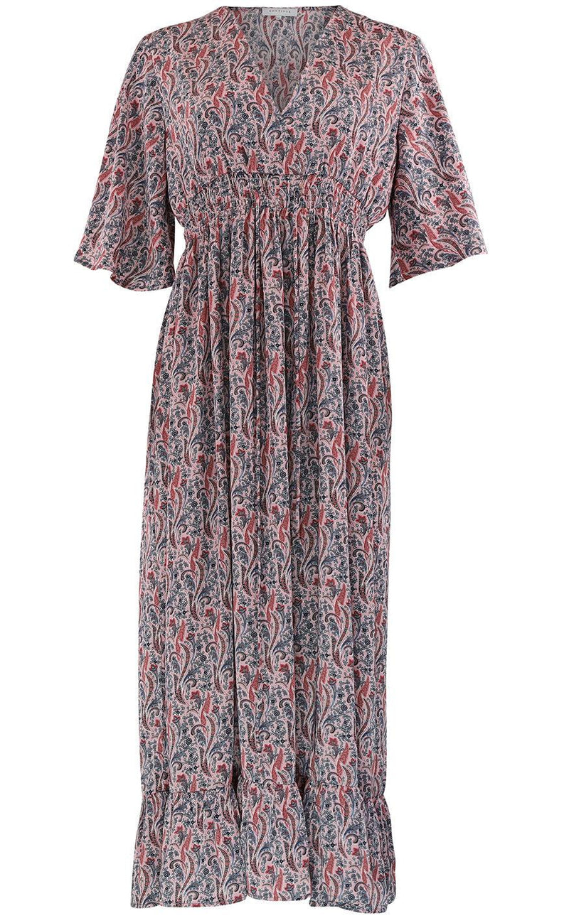 Continue Kjole - Thilde - Rose Paisley