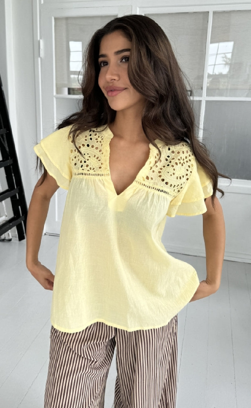 Continue Top - Christel - Light Yellow