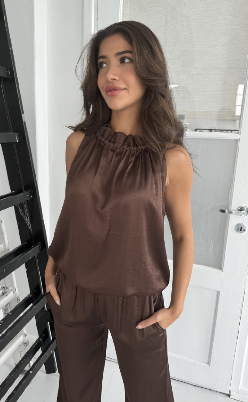 Continue Top - Liva - Brown