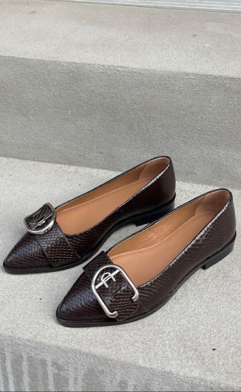Copenhagen Shoes Ballerinaer - My Succes - Dark Brown