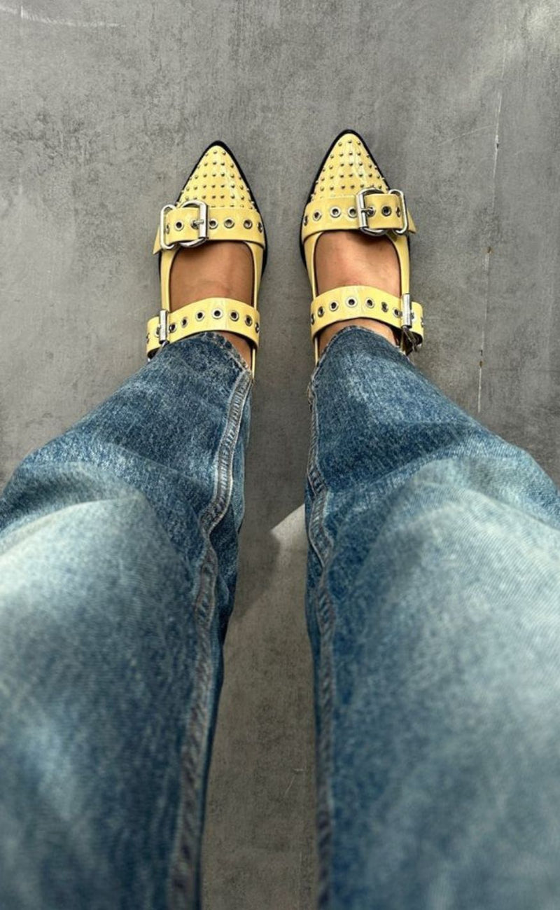 Copenhagen Shoes Loafers - Future Vibes Pantent - Yellow