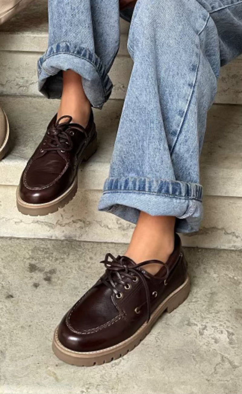 Copenhagen Shoes Loafers - The Walk - Leather Brown