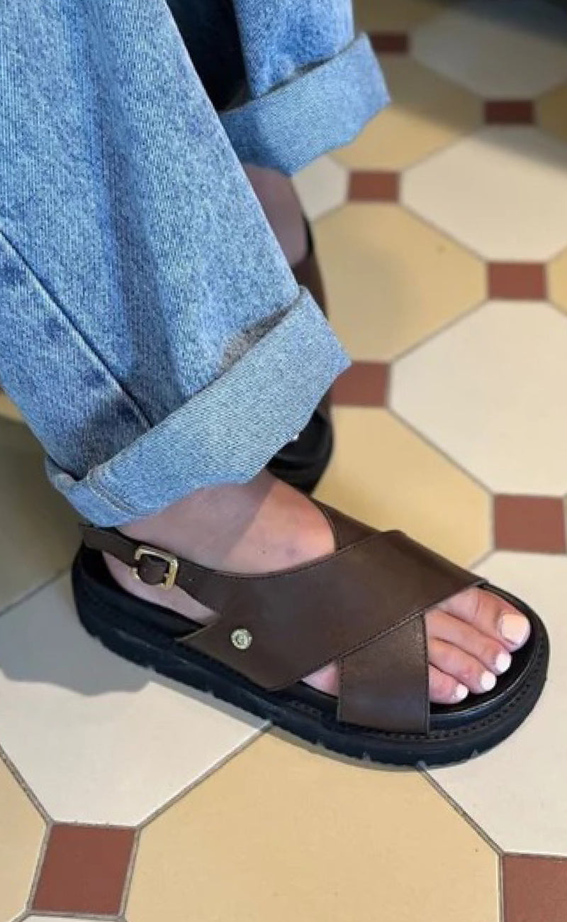 Copenhagen Shoes Sandal - Summertime - Dark Brown