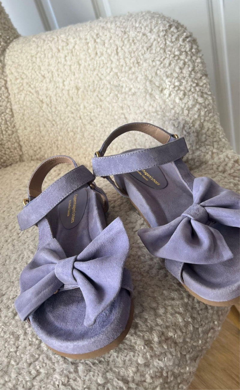 Copenhagen Shoes Sandaler By Josefine Valentin - Sky And Diamonds Suede - Lavender