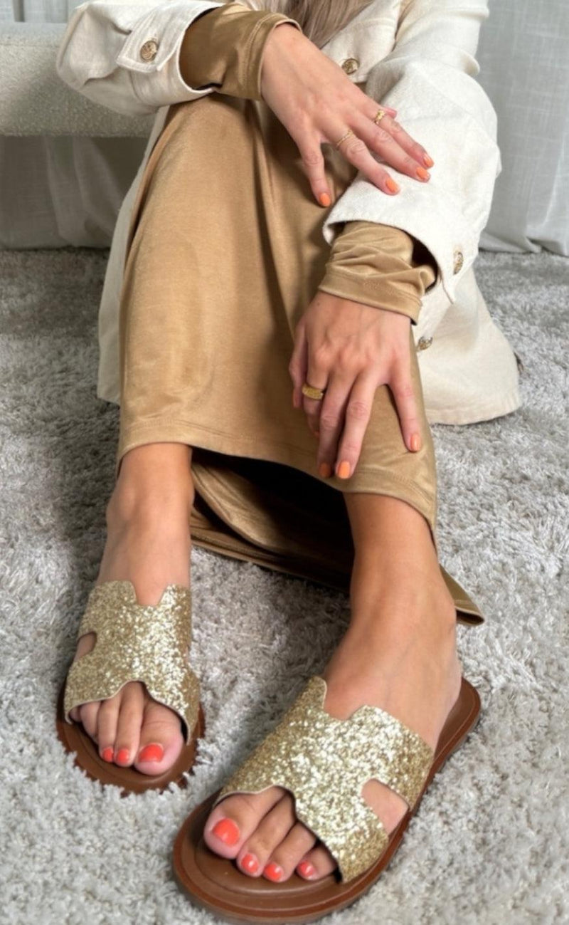 Copenhagen Shoes Sandaler - Ivy - Gold Glitter