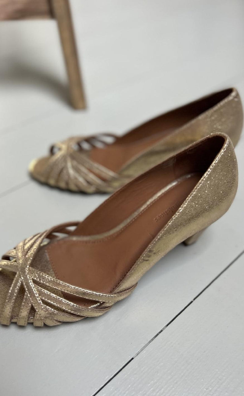 Copenhagen Shoes Stiletter - All I Need - Gold Platino