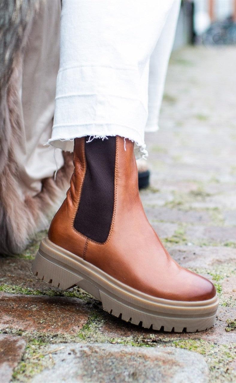Copenhagen Shoes Støvler - Going - Cognac