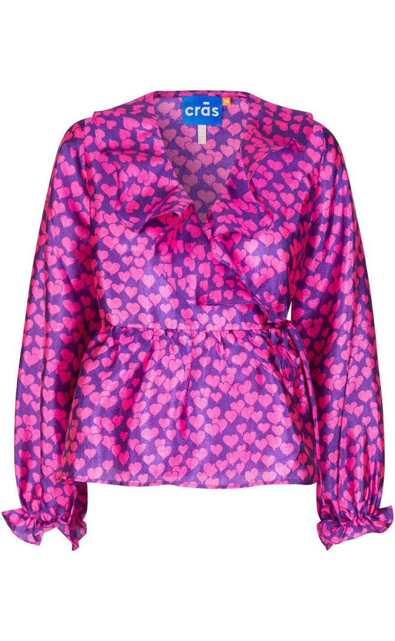 Cras Bluse - Monin - Heartbeats Purple