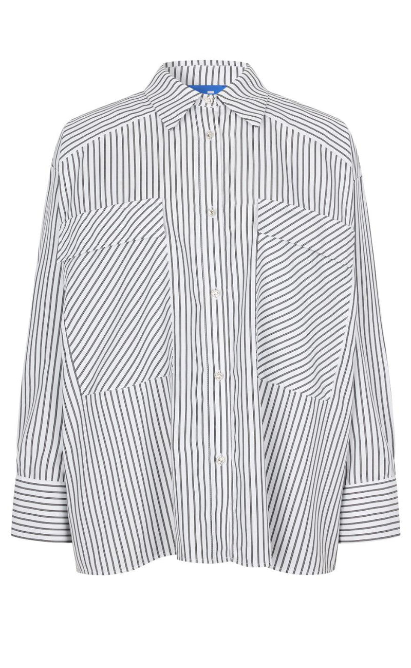 Cras Bluse - Office - Black Stripe
