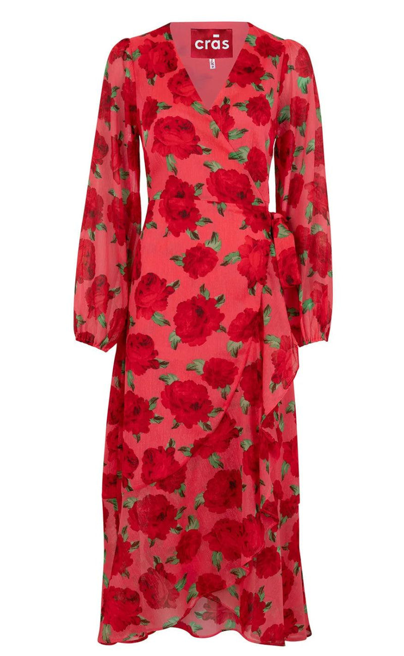Cras Kjole - Luella - Coral Roses