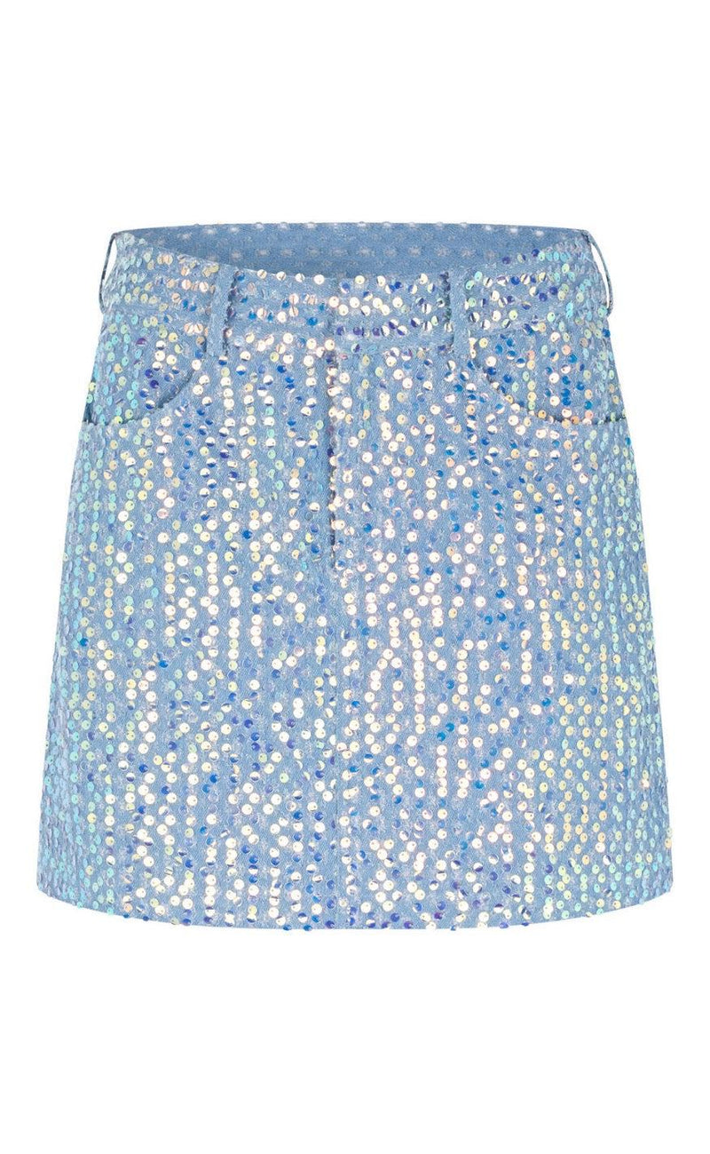 Cras Nederdel - North - Blue Glitter