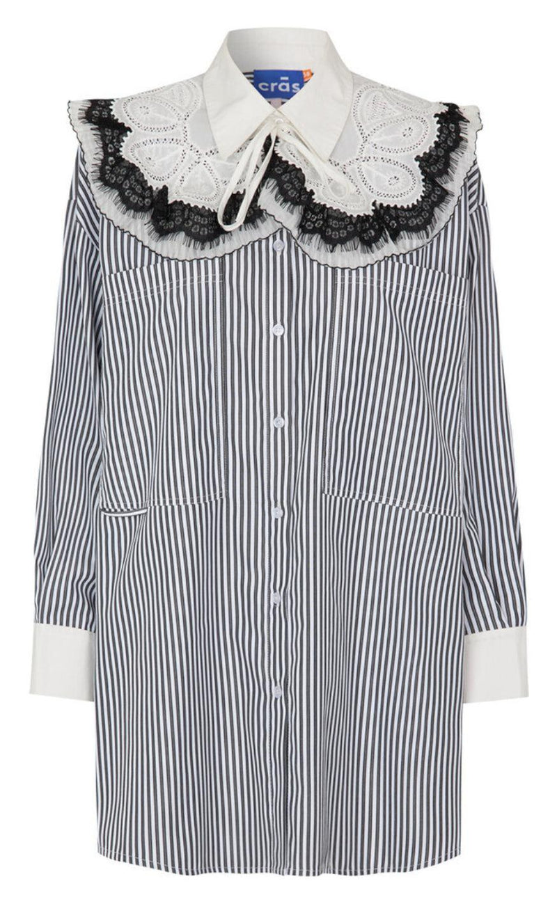 Cras Skjorte - Business - Black Stripe