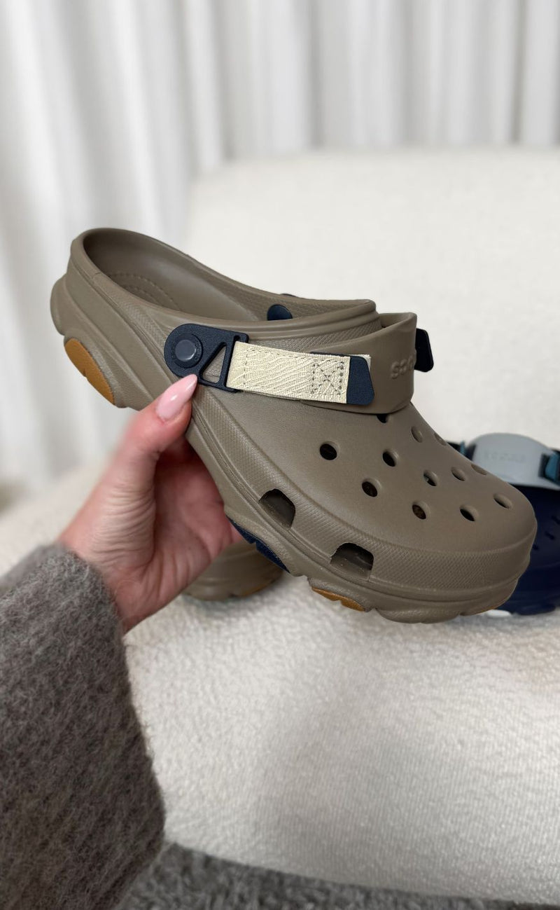 Crocs Træsko - All Terrain Clog - Khaki/Multi