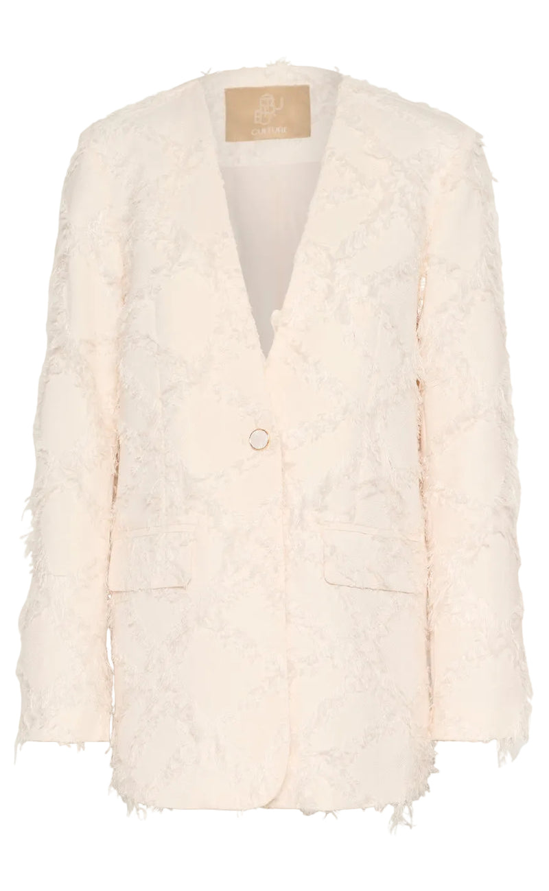 Culture Blazer - Hairy - Whitecap