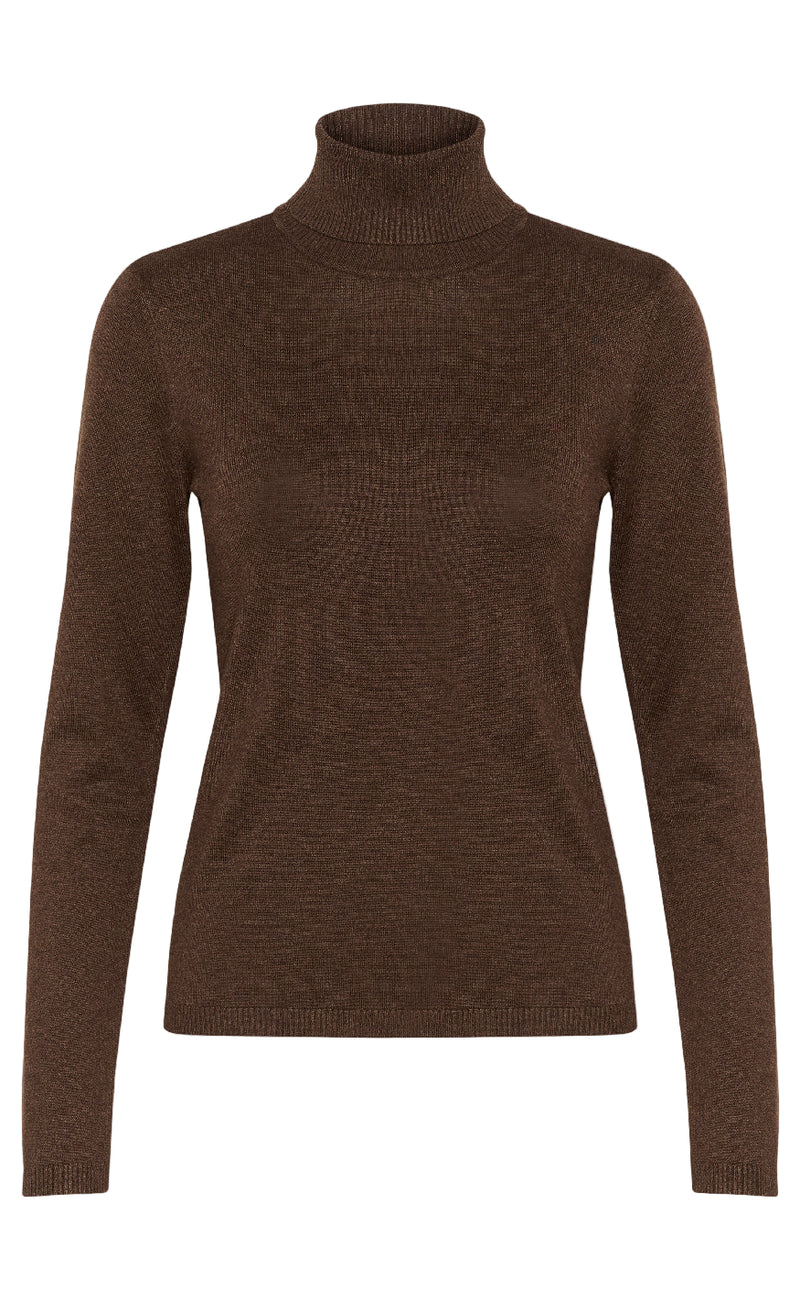 Culture Bluse - Annemarie High - Demitasse Melange