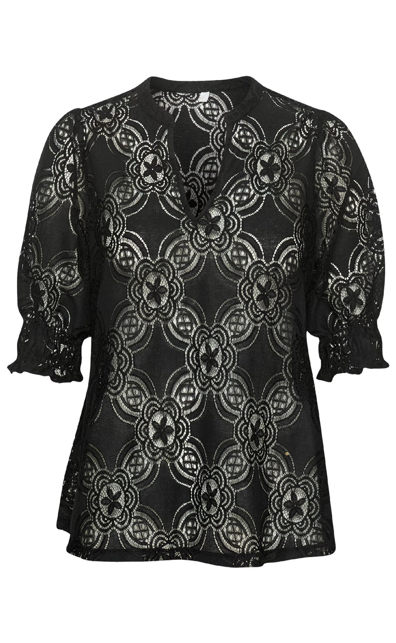 Culture Bluse - Olu SS - Black