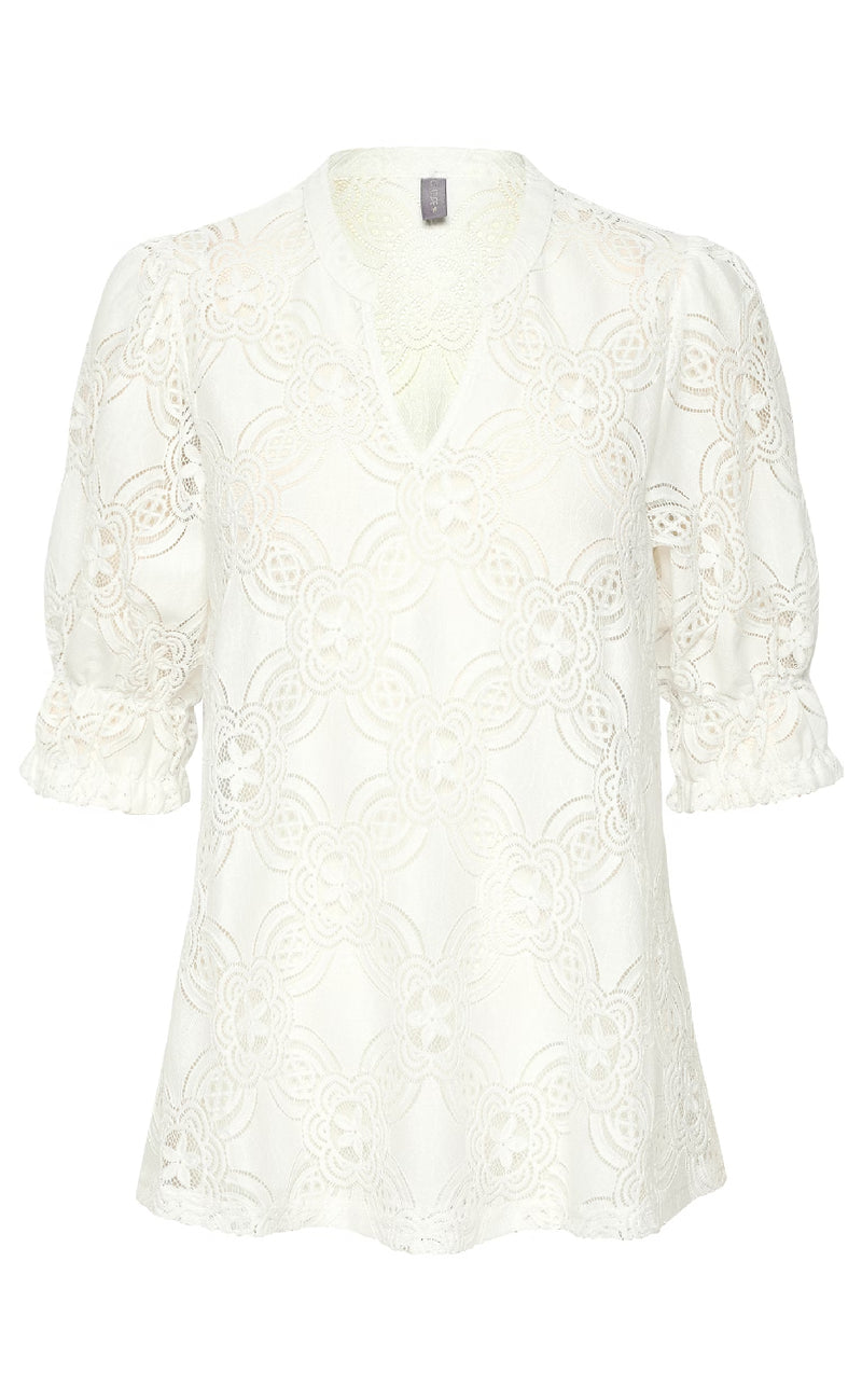 Culture Bluse - Olu SS - Spring Gardenia