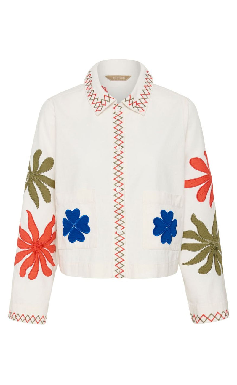Culture Jakke - Chrestella - Spring Gardenia
